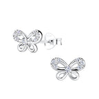 Butterfly CZ Studs