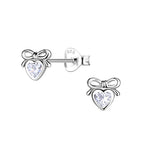 Bow & Heart Studs