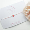 Strawberry Cord Bracelet