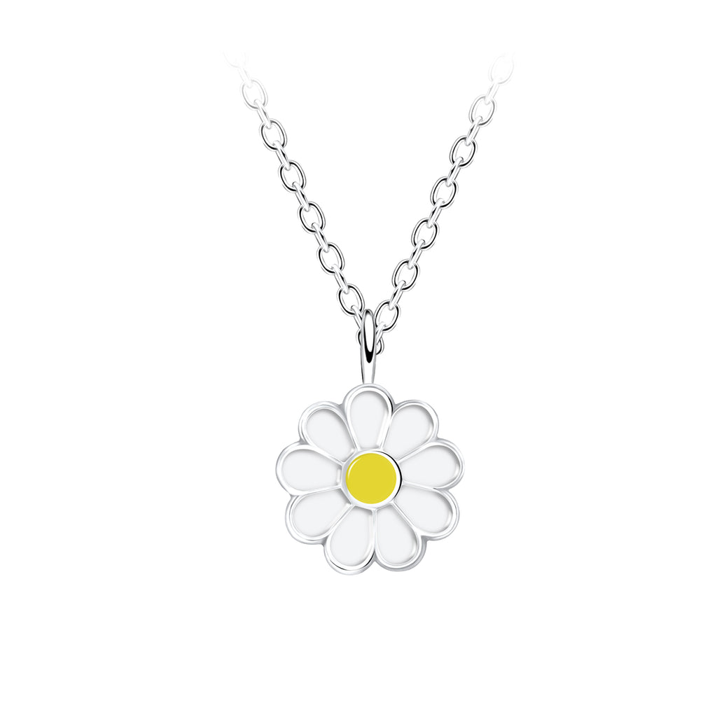 White Daisy Necklace