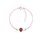 Strawberry Cord Bracelet