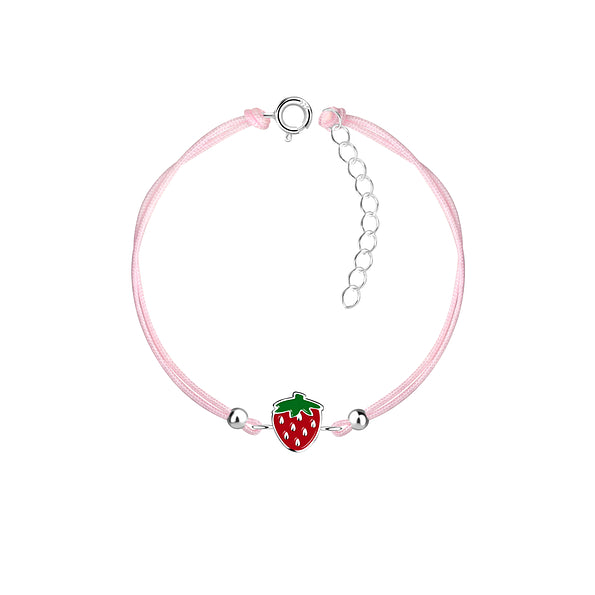 Strawberry Cord Bracelet