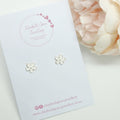 White Flower Studs
