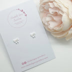 Pretty Bow CZ Studs