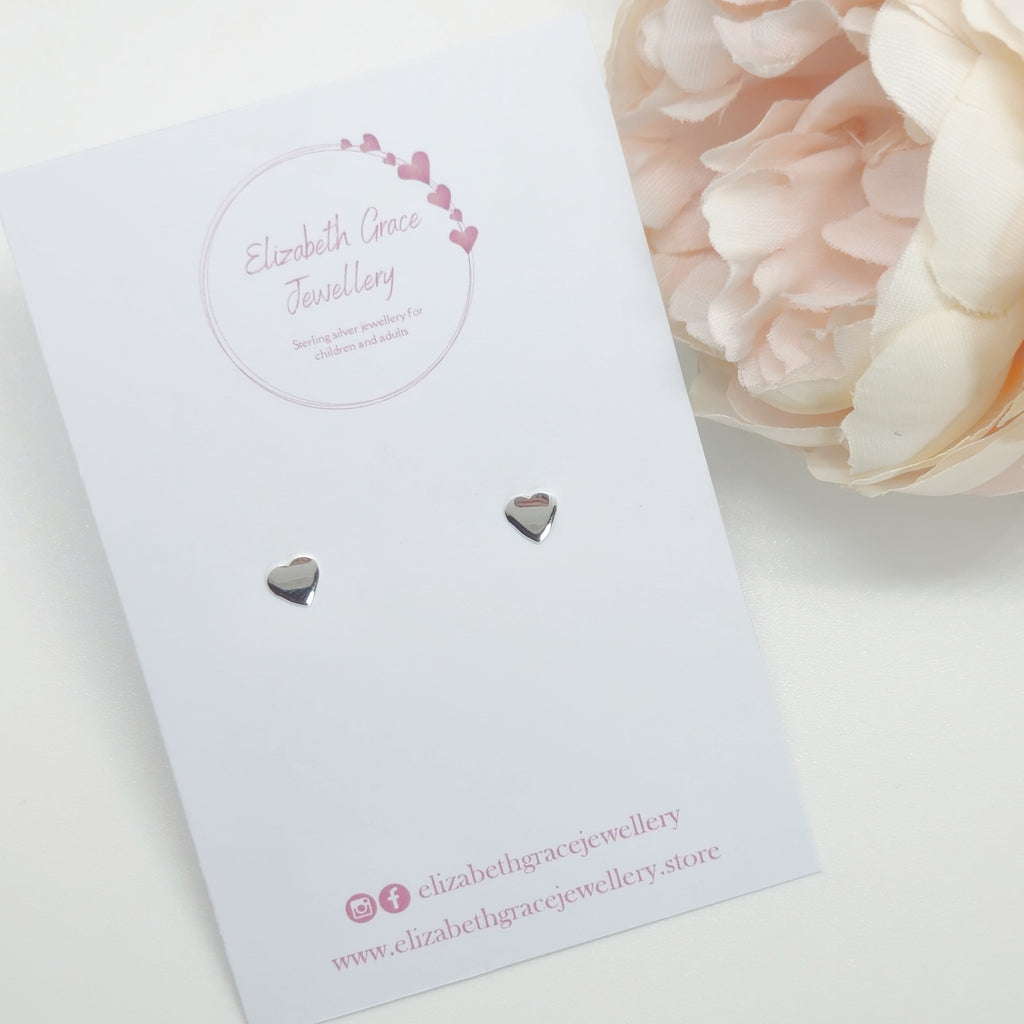 Small Heart Studs