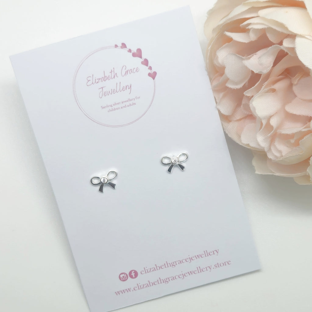 Bow CZ Studs