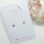 Flower CZ Studs