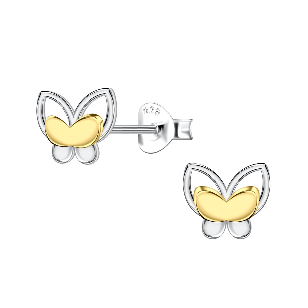 Butterfly Two Tone Studs