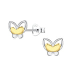 Butterfly Two Tone Studs