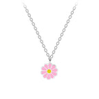 Pink Daisy Necklace