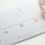 Pink Daisy Bracelet