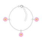 Pink Daisy Bracelet