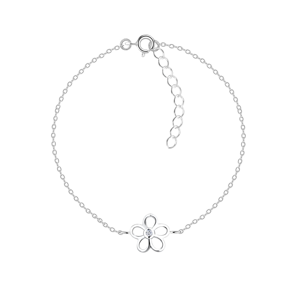 Pretty Flower CZ Bracelet