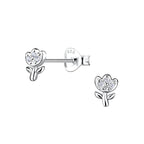 Tulip CZ Studs