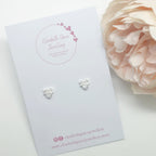 Bow & Heart Studs