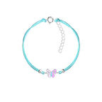 Colourful Butterfly Cord Bracelet