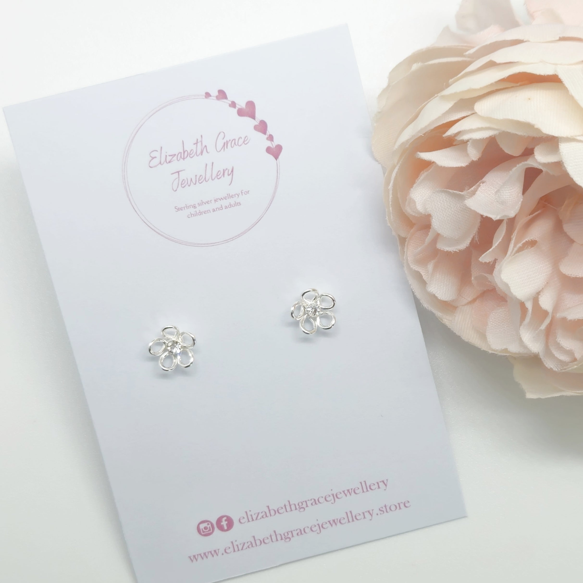 Daisy CZ Studs