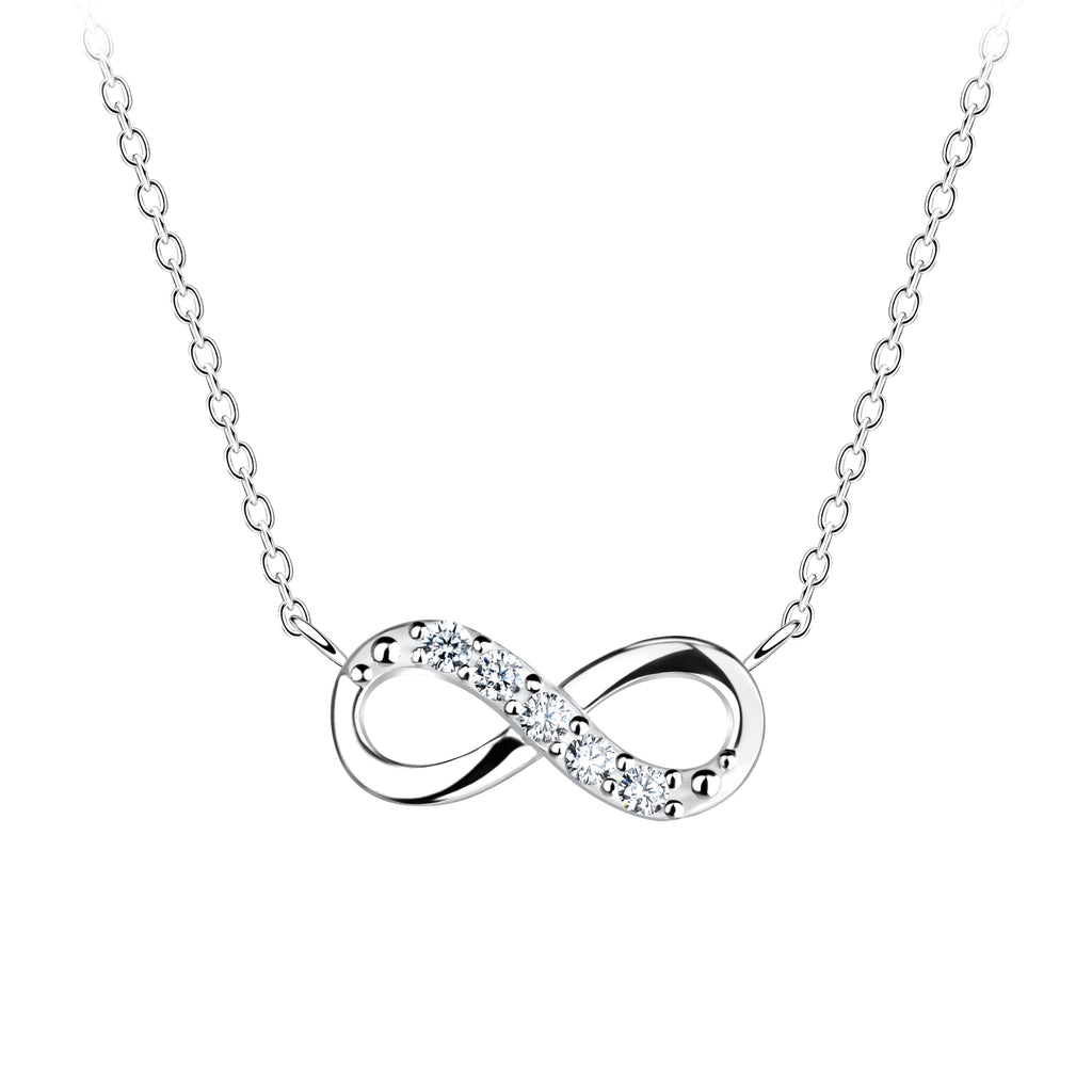 Infinity CZ Necklace