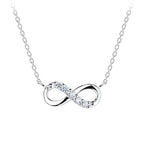 Infinity CZ Necklace