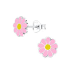 Pink Daisy Studs