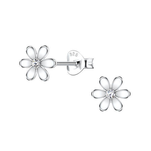 Flower CZ Studs