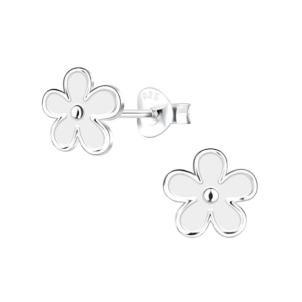 White Flower Studs